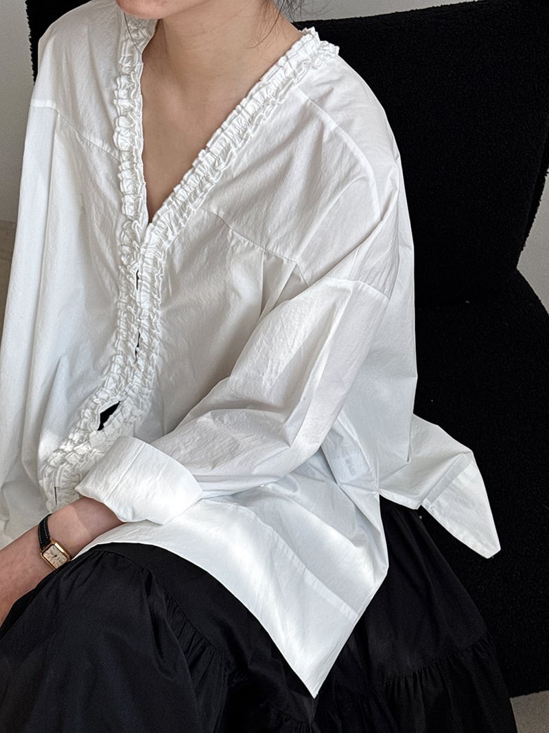 【tops】2WAYギャザーフリルトップス　N2989