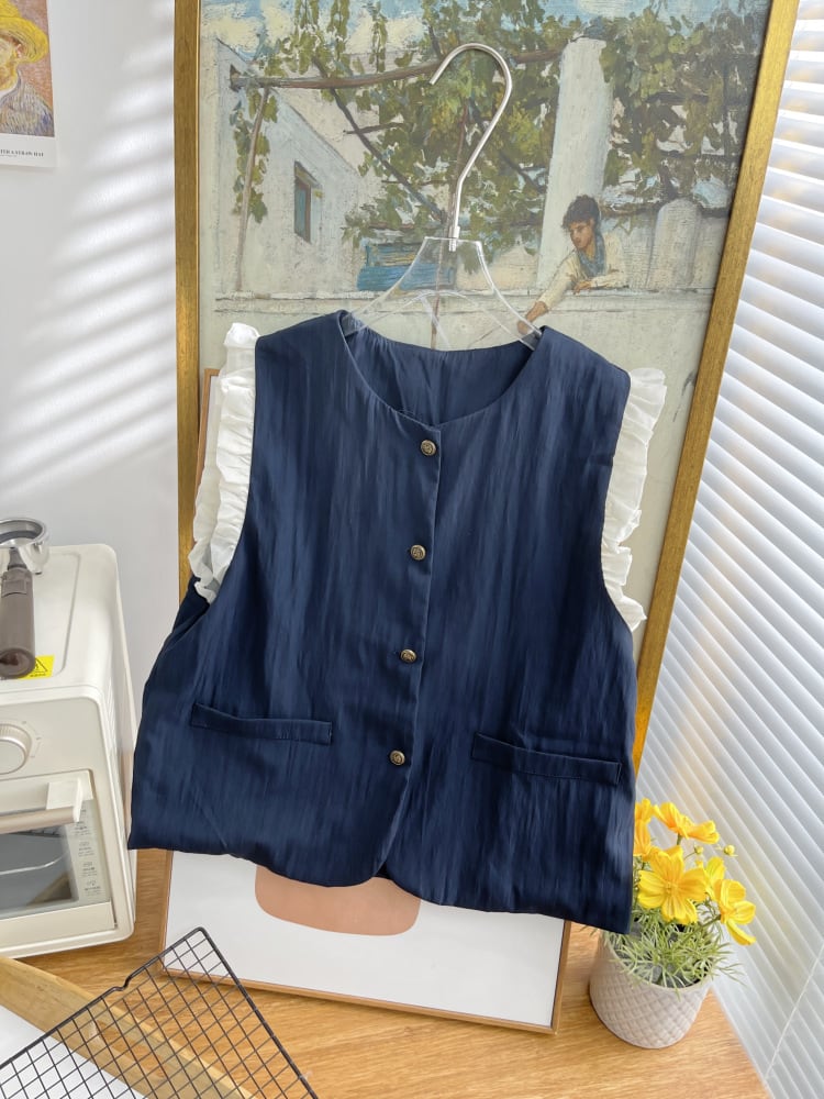 【tops】フリルベスト　M24866