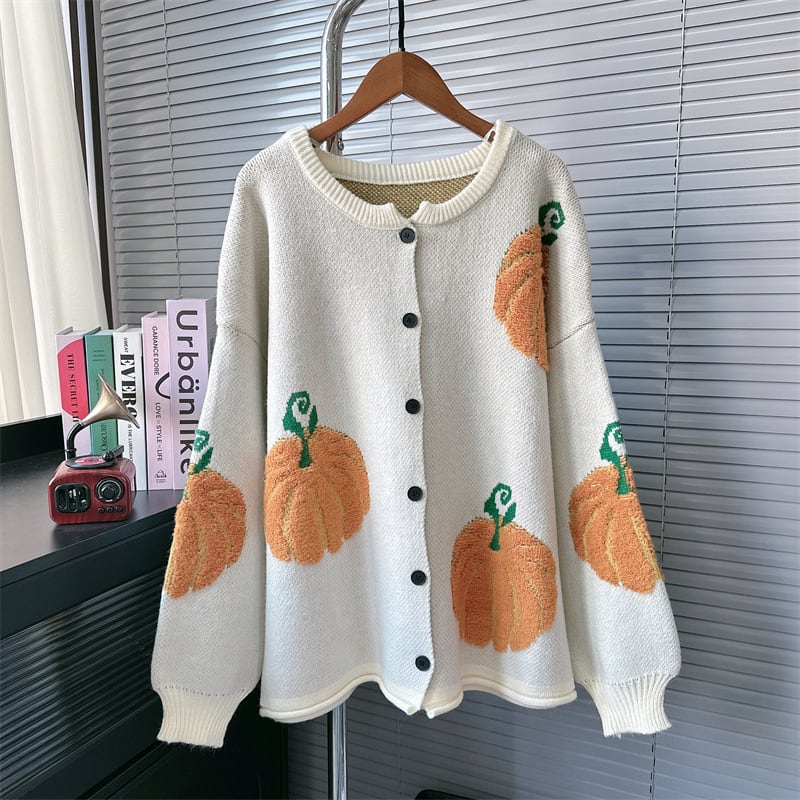 【outer】クルーネックニットカーデ　M27784