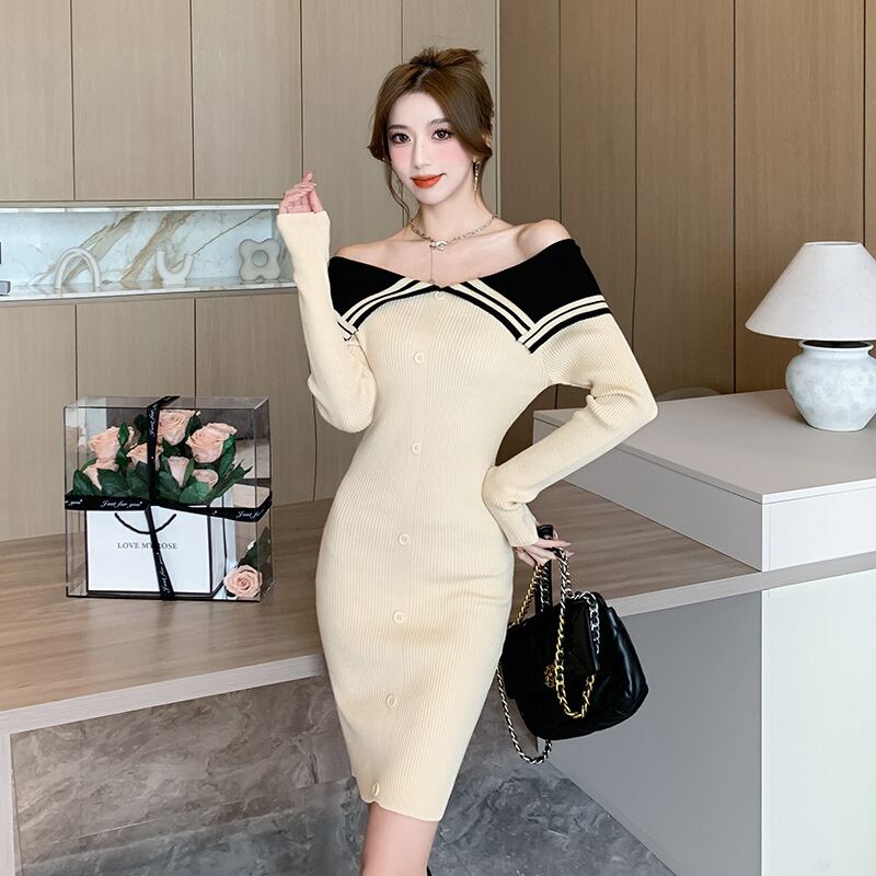 【dress】ニットワンピース　M18770