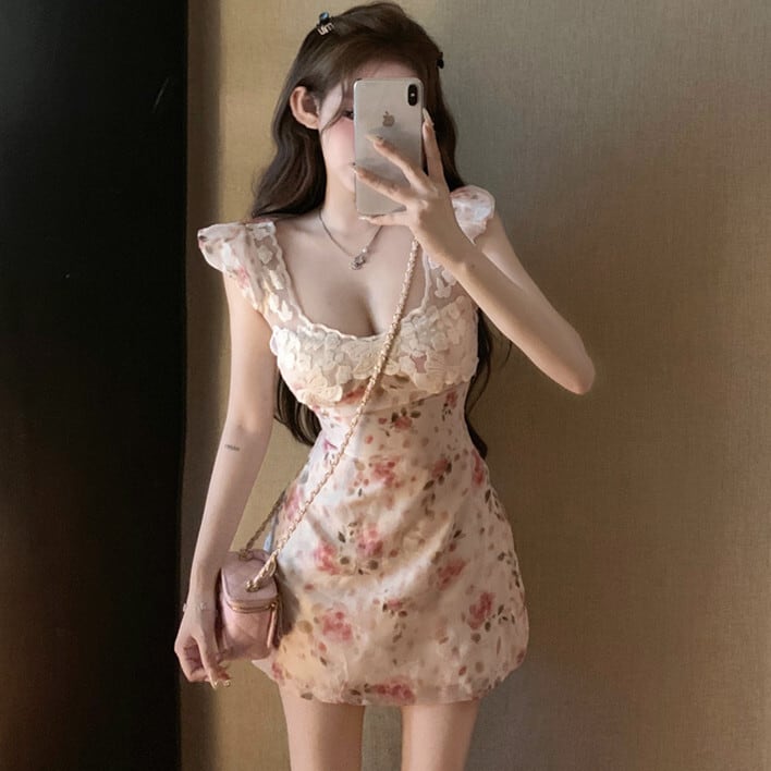 【dress】デートワンピース　M24080