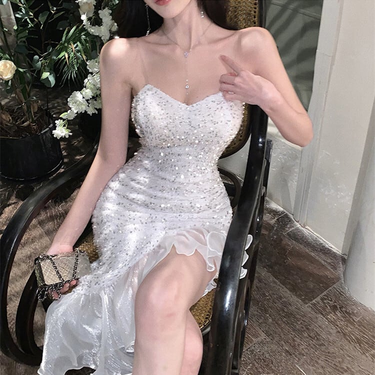 【dress】マーメイドキャミワンピース　M24968