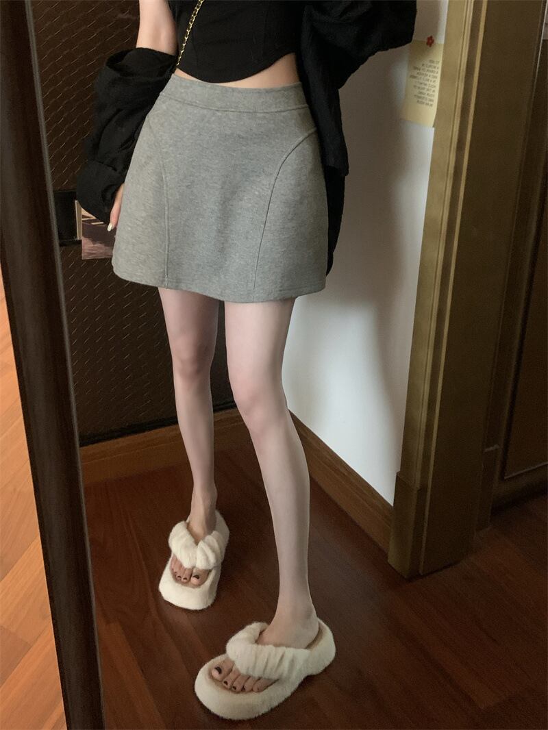 【bottoms】INS風AラインスカートG20183