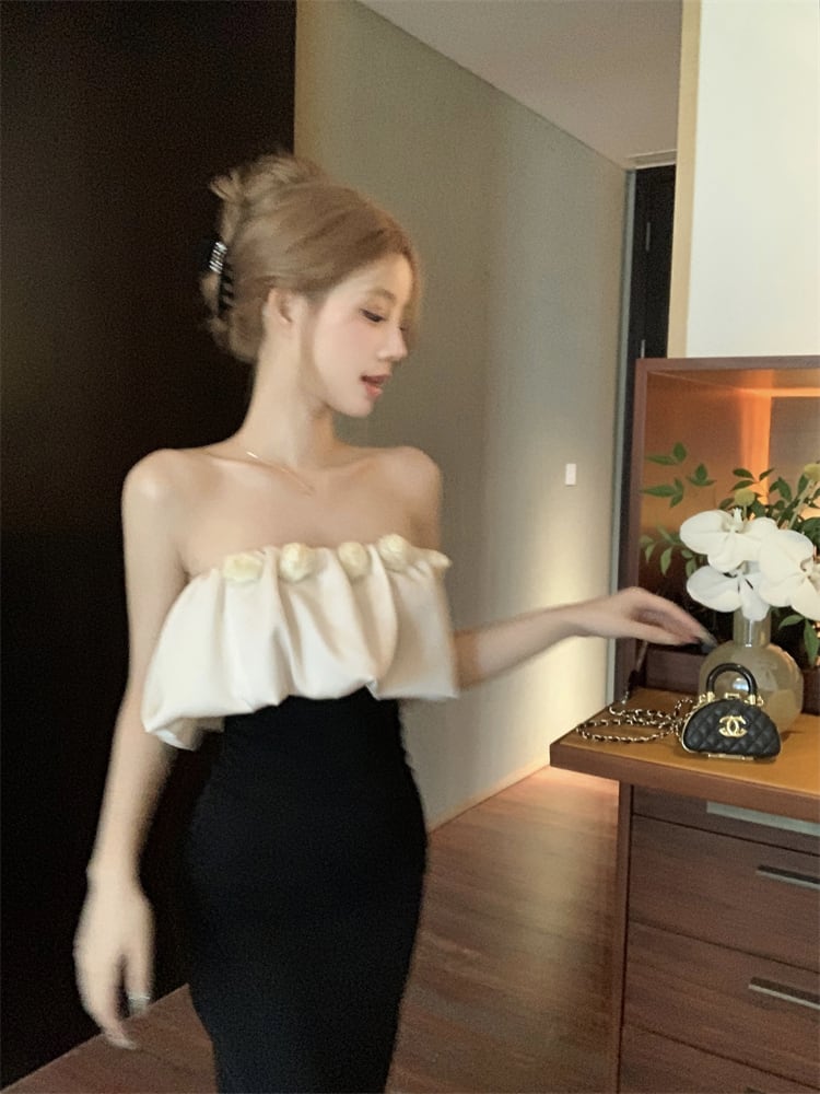 【dress】ベアトップワンピース　M25092