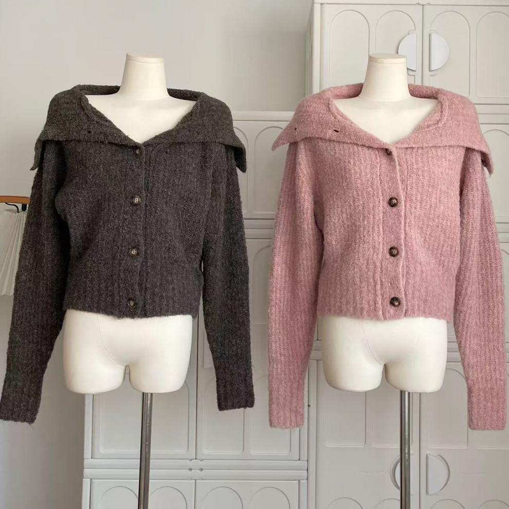 【outer】ニットカーデ　M27858