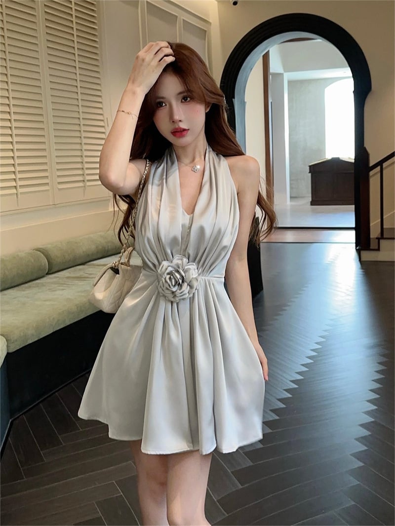 【dress】ホルターネックワンピース　M24815