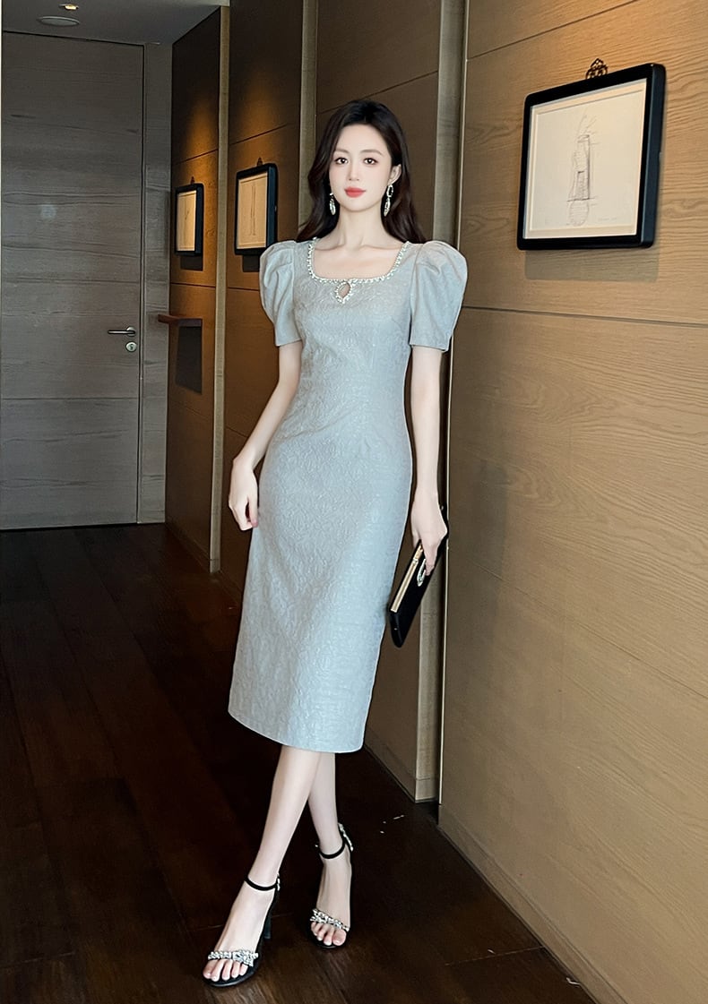 【dress】ビジューワンピース　M25244