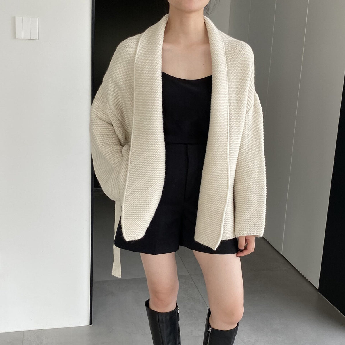【outer】ニットカーデ　M18733