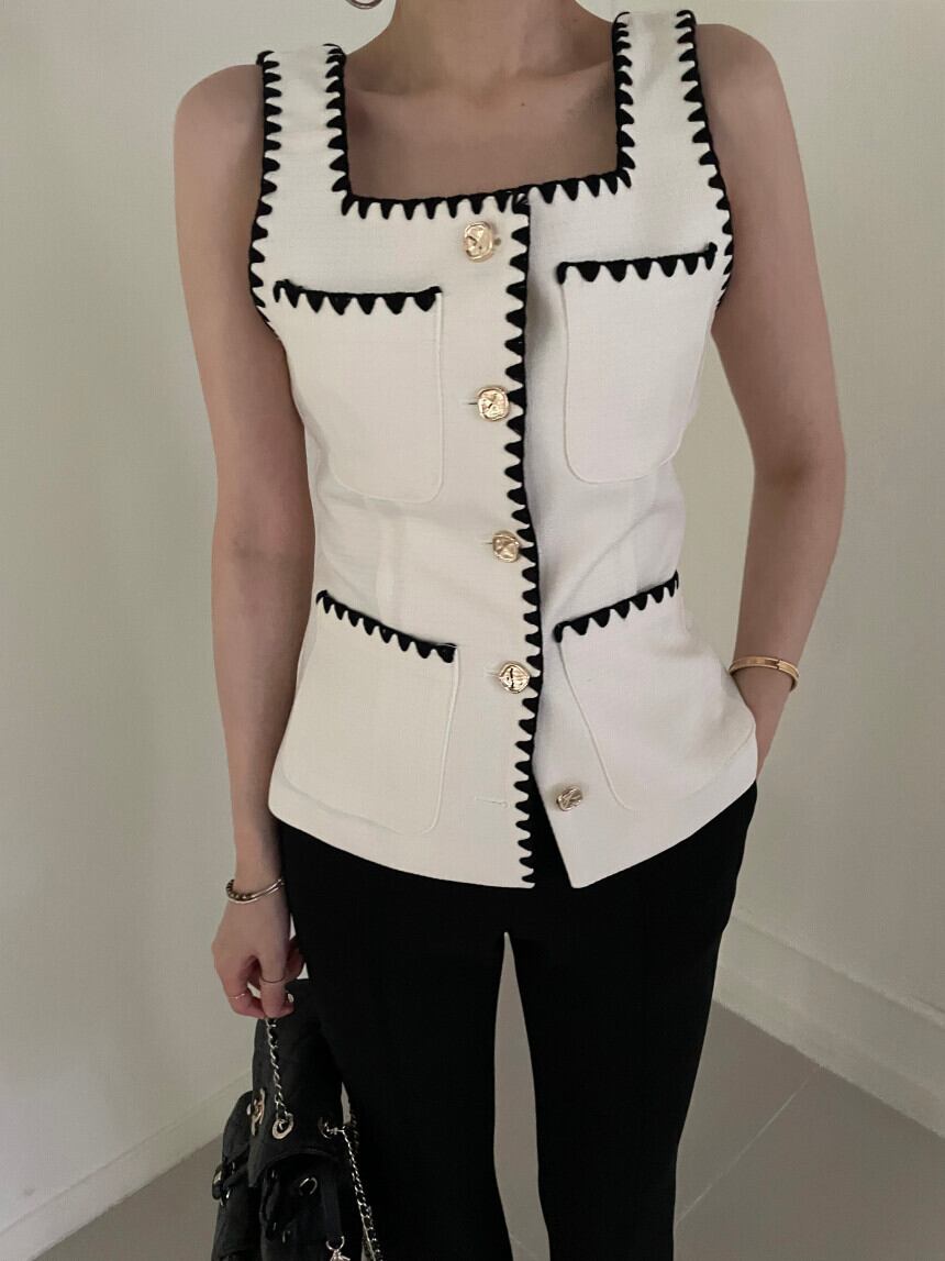 【tops】韓流スタイル ノースリーブ体型カバー キャミソールG15815