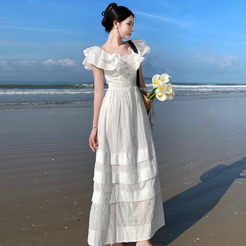 【dress】フリルワンピース　M24984