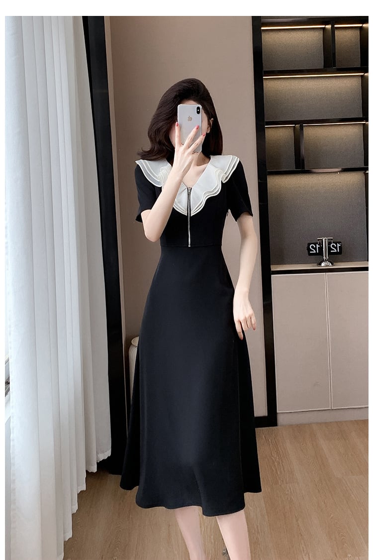 【dress】フリルデートワンピース　M24563