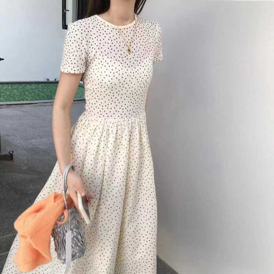 【dress】ギャザー花柄ワンピース G20230