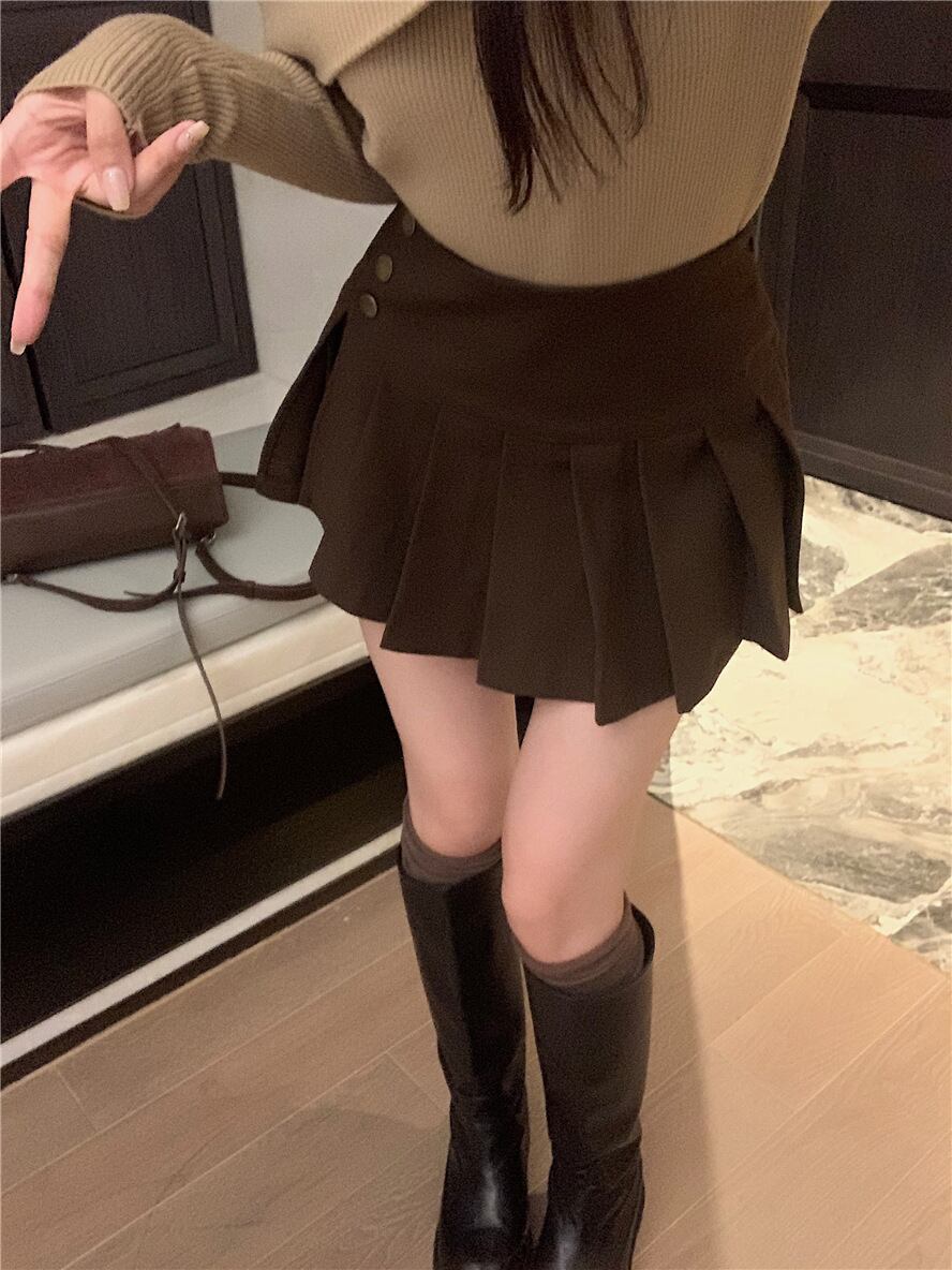 【tops】オフショルダーニットトップス　M28554