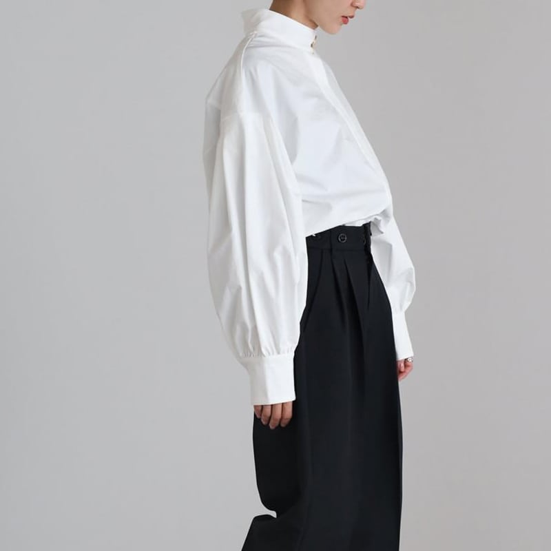 【tops】スタントカラーシャツ Q7084
