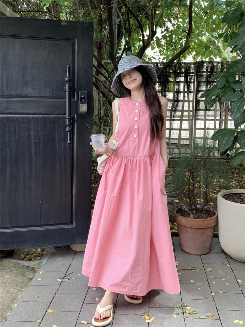 【dress】ノースリーブワンピース　M24892