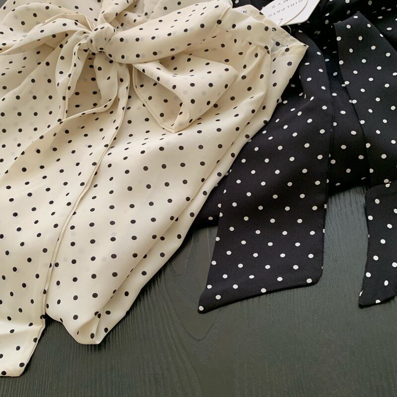 【tops】ドット柄シャツトップス　M29409