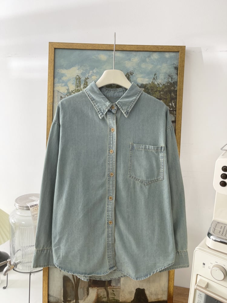 【tops】デニムシャツ　M29930