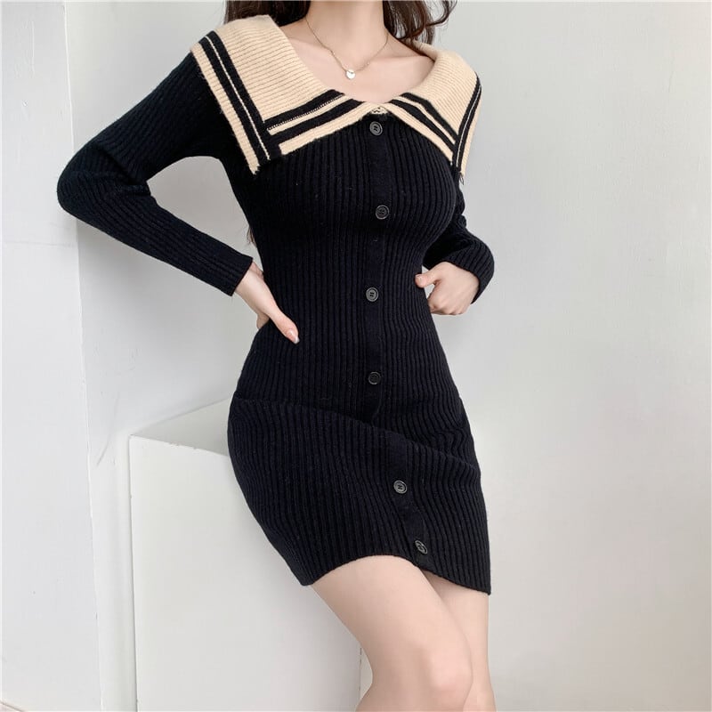 【dress】ニットワンピース　M25516