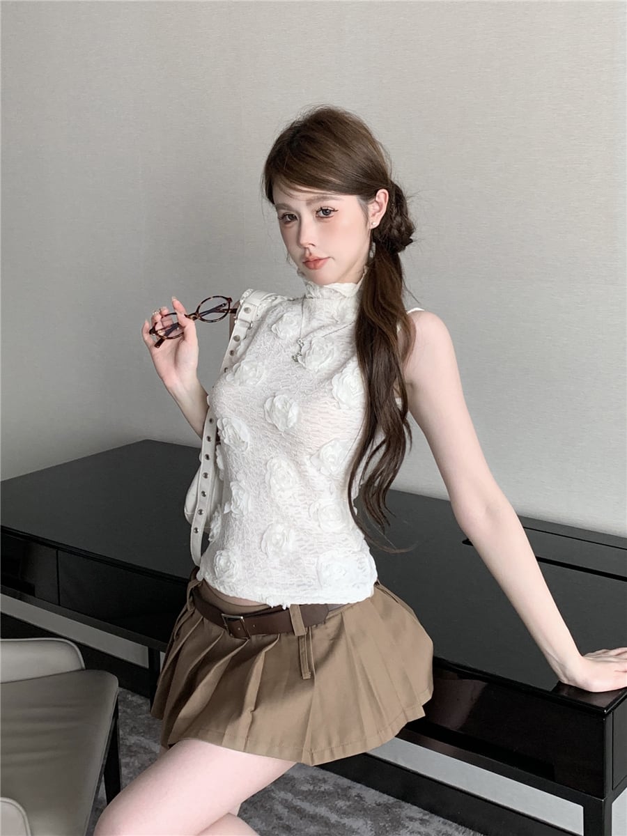 【tops】立体フラワートップス　M25196