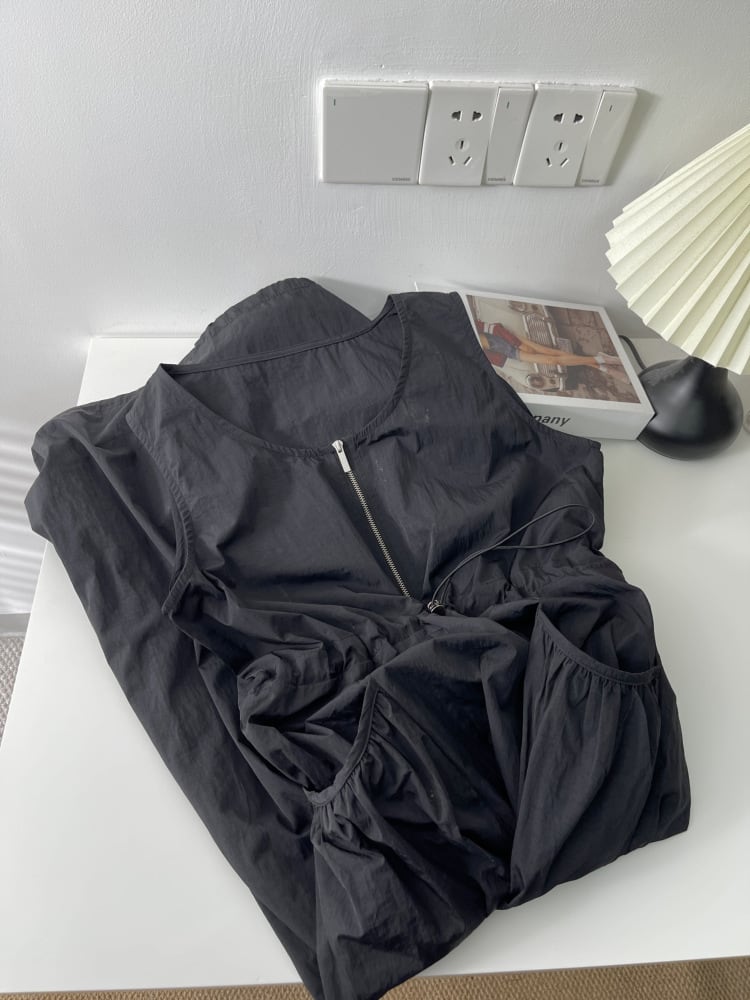 【dress】ノースリーブファスナーワンピース　M29937