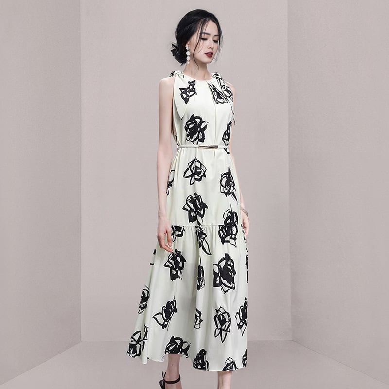【dress】ノースリーブワンピース　M24357