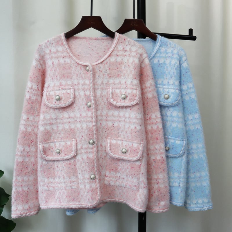 【outer】ニットカーデ　M26073