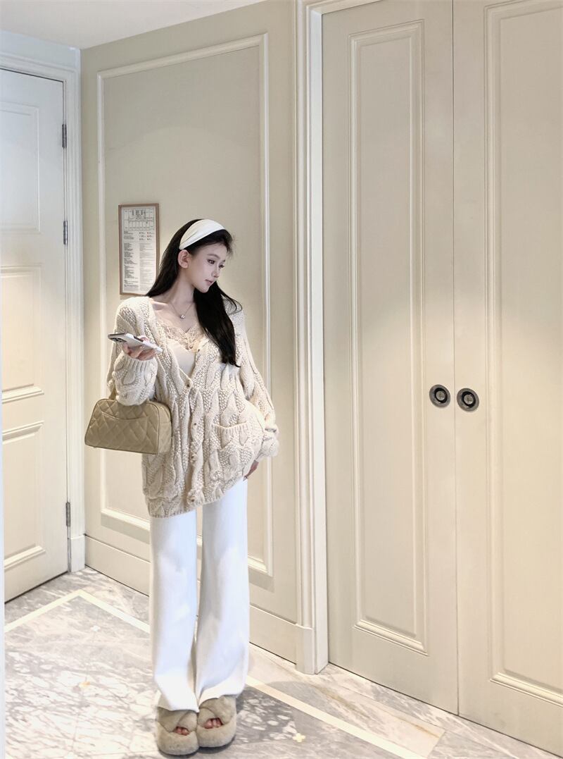 【outer】ニットカーデ　M28533