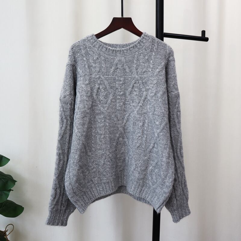 【tops】クルーネックニットセーター　M27746