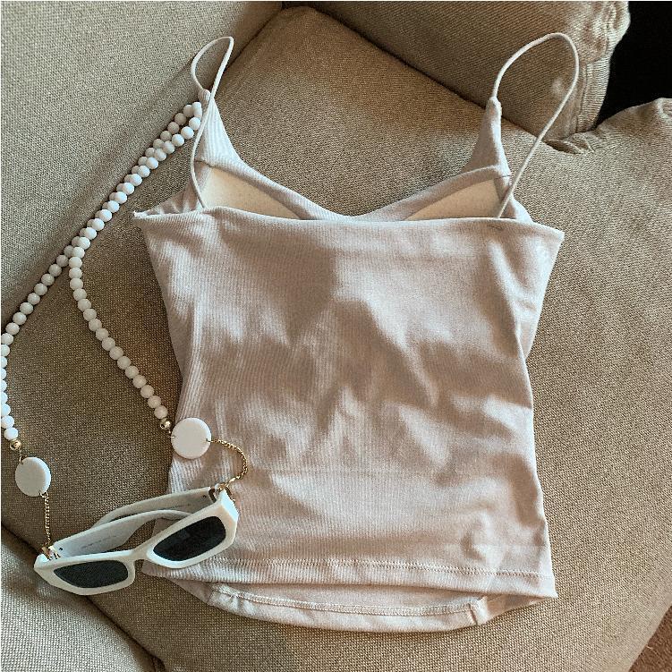 【tops】カップ付きキャミソール　M29526