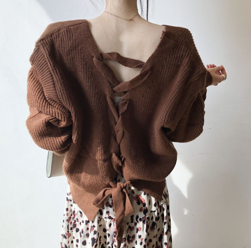 【outer】ニットカーデ　M17962