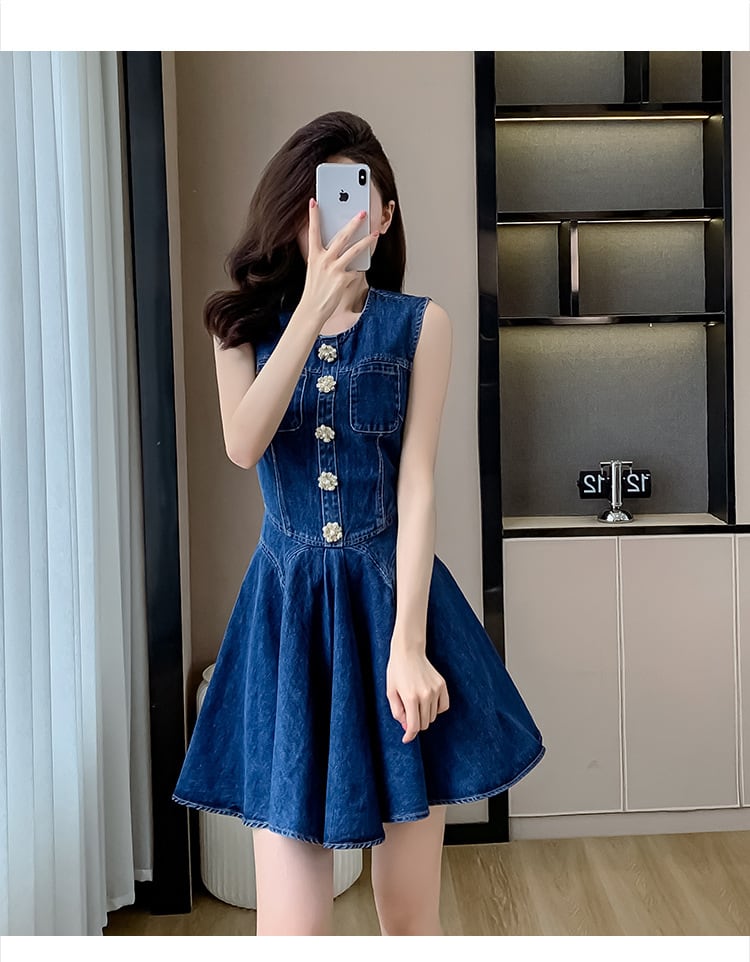 【dress】デニムワンピース　M24150