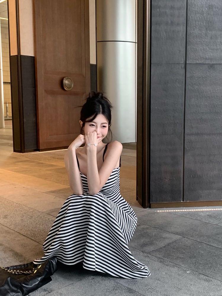 【dress】バックレスキャミワンピース　M24122