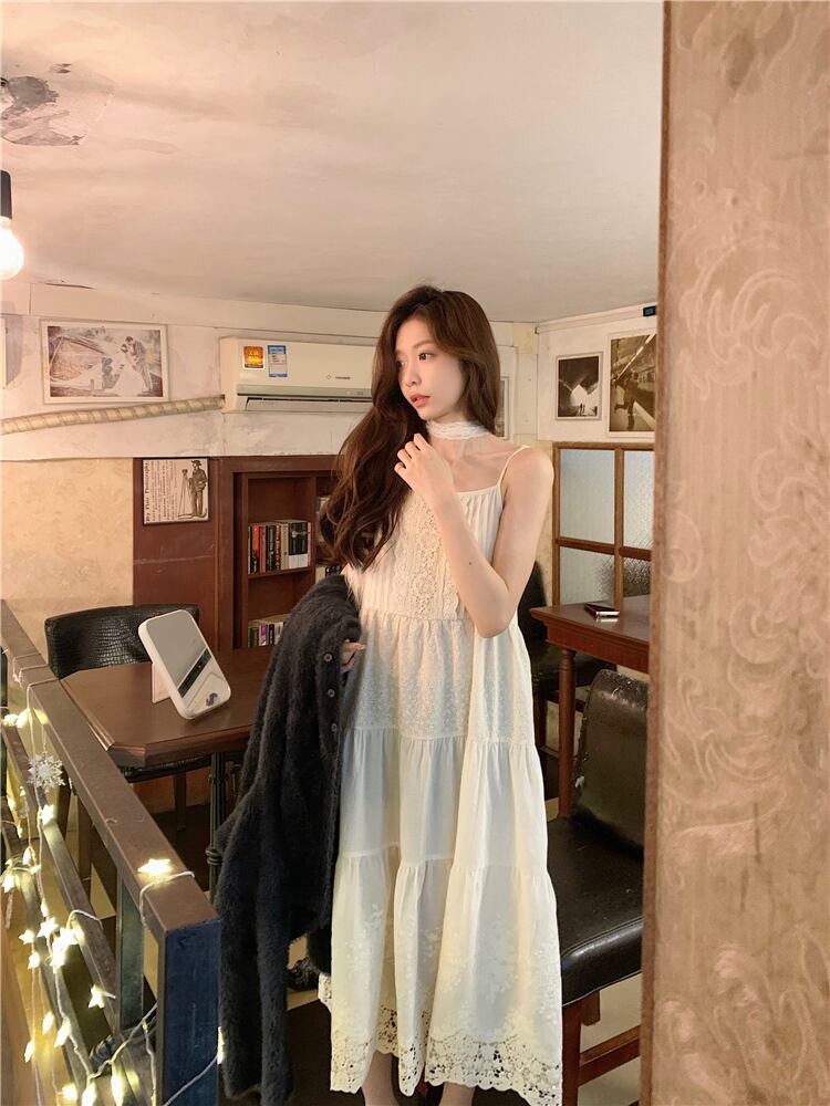 【dress】レースキャミワンピース G20138