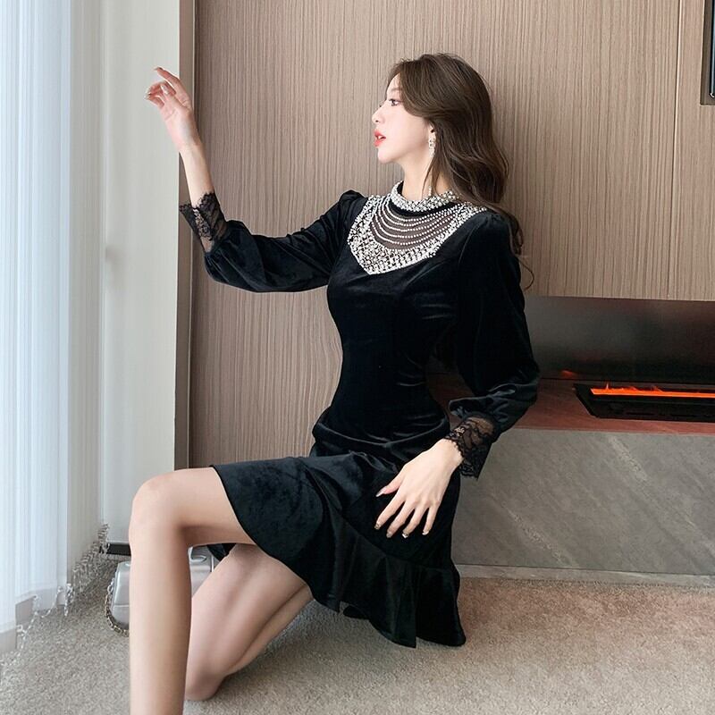 【dress】デートワンピース　M18900