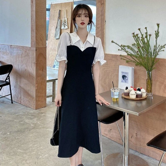 【dress】清純甘くて女子力UP！気質満点レトロスウィートワンピース G0762