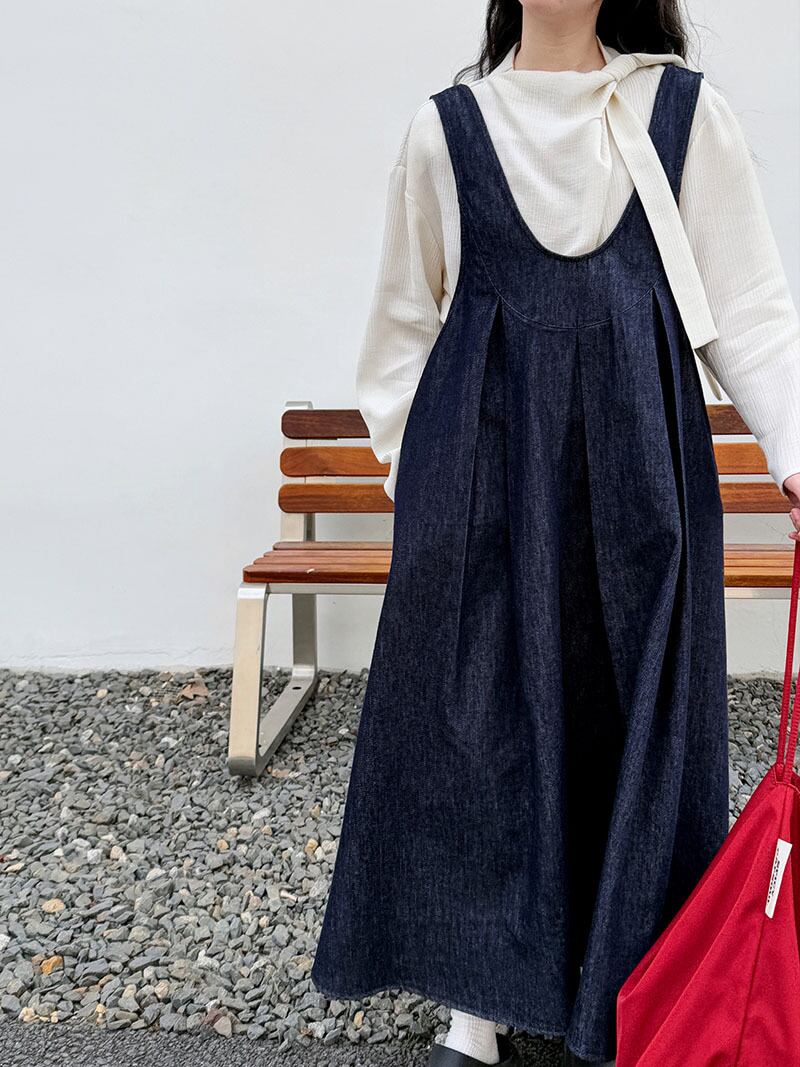 【dress】デニムワンピース　M29957