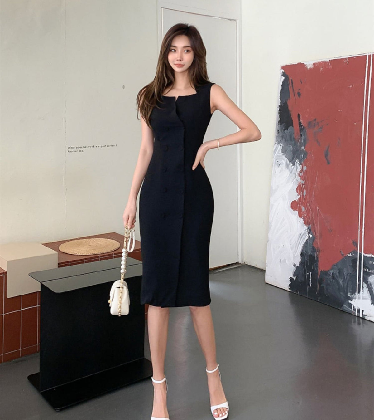 【dress】ノースリーブワンピース　M24172