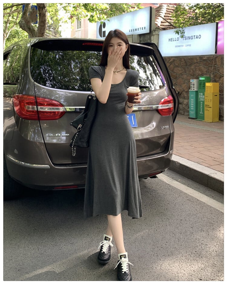 【dress】バックレスワンピース　M24579