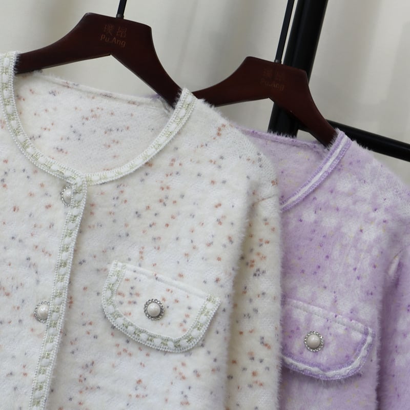 【outer】ニットカーデ　M26073