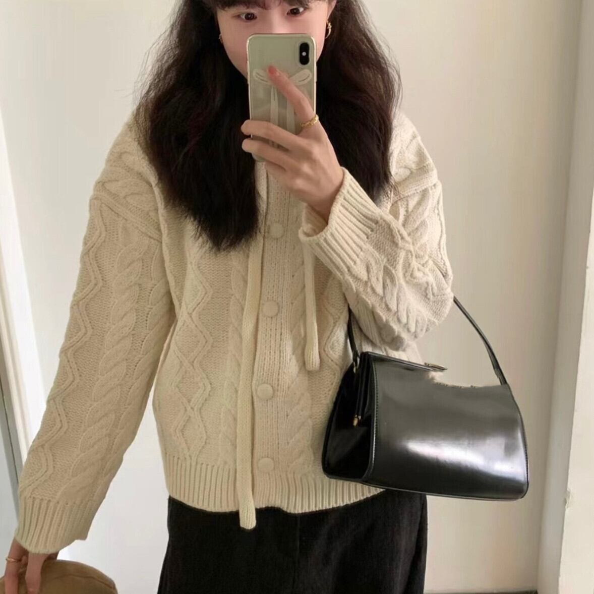 【outer】ニットカーデ　M28889