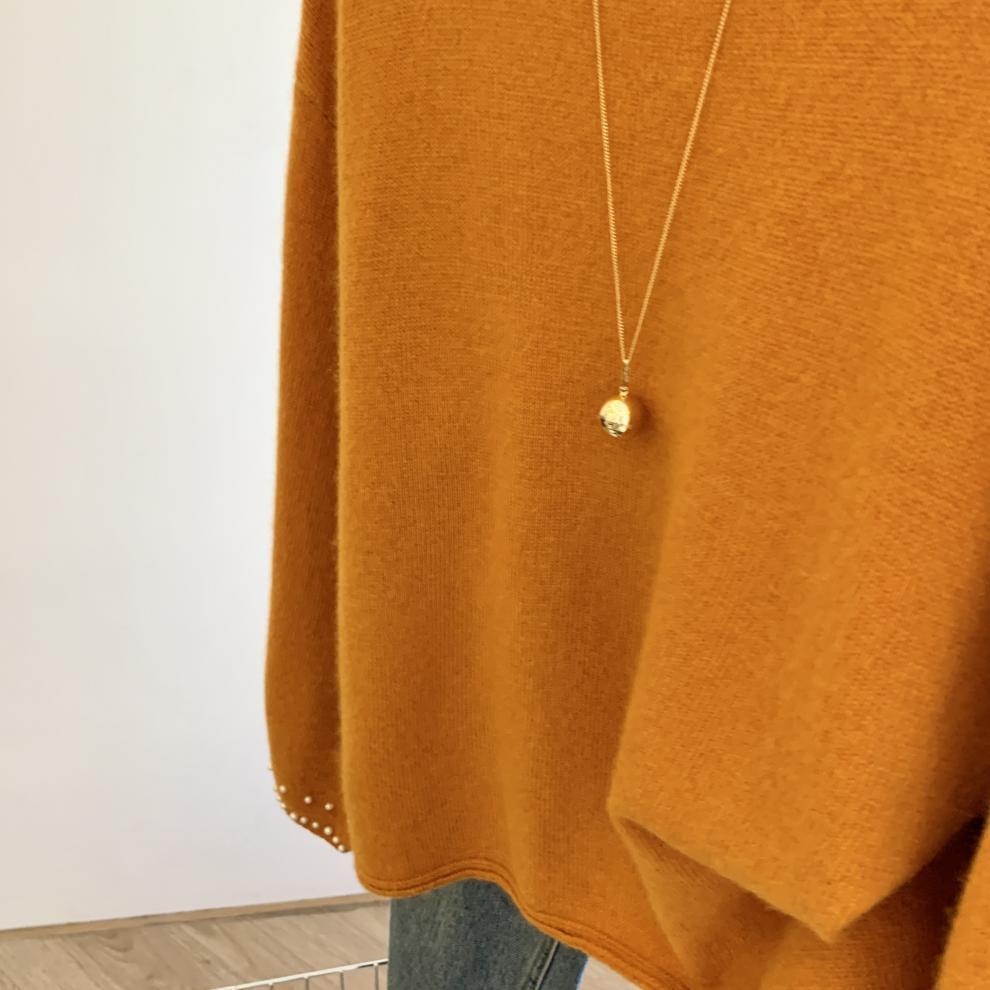 【tops】パールニットセーター　M29254