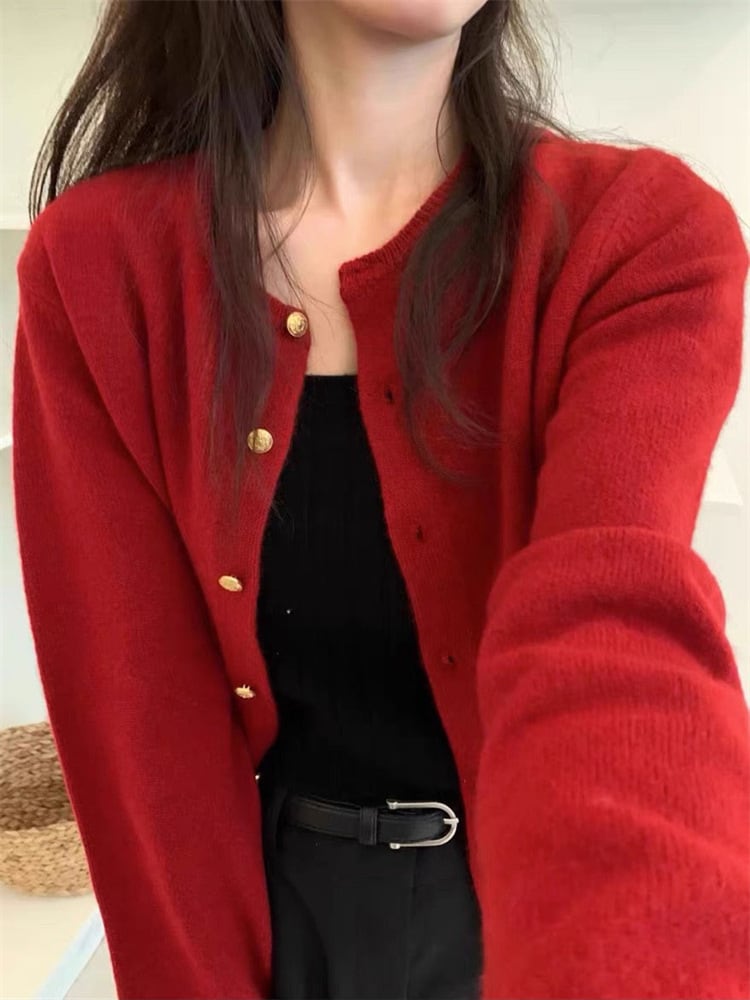 【outer】ニットカーデ　M25965