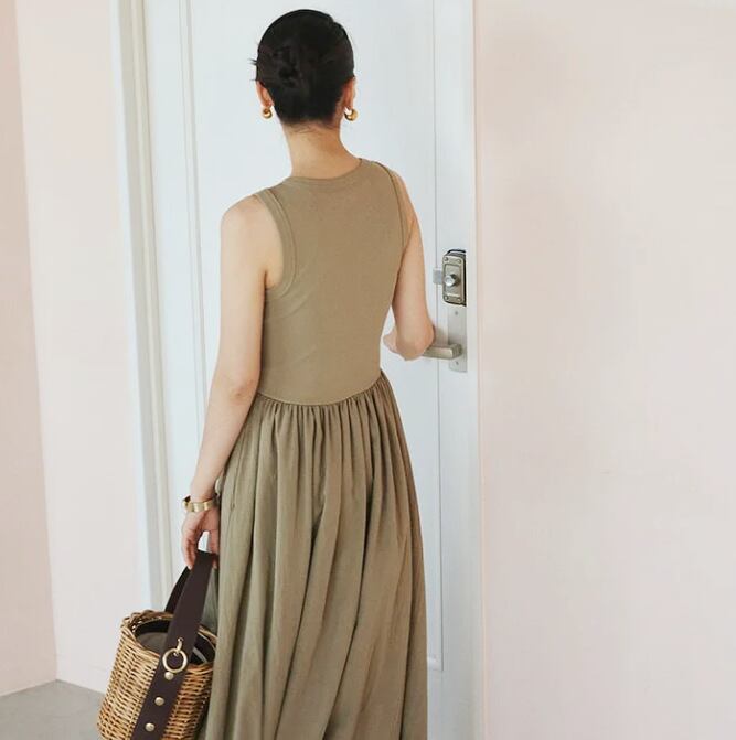 【dress】ノースリーブワンピース　M29754