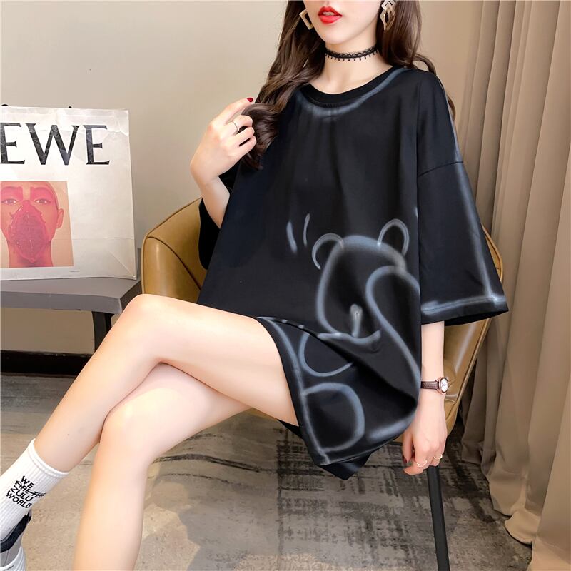 【tops】スウィート韓流スタイルトップス合わせやすいINS風Tシャツ G6704