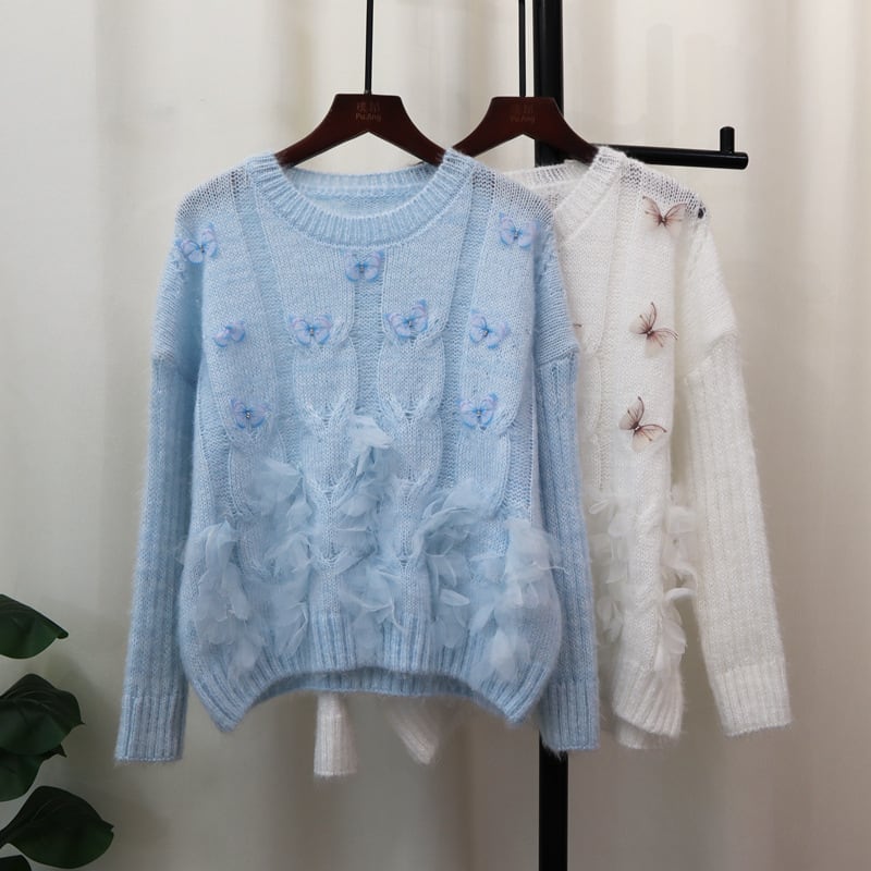 【tops】ニットセーター　M26090