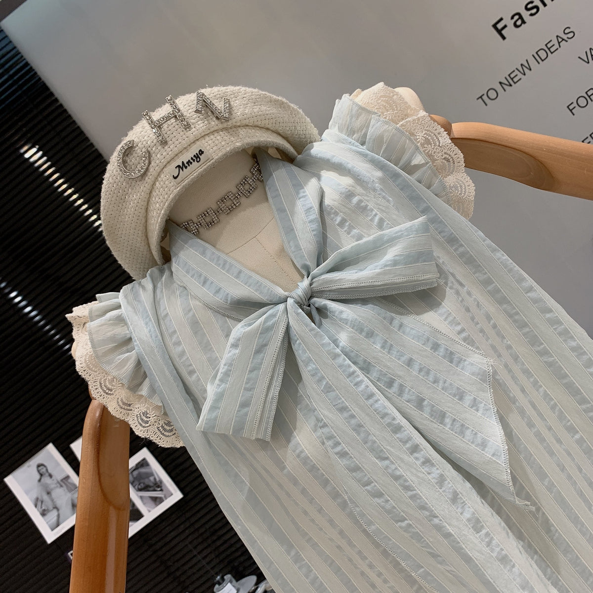 【dress】リボン付きワンピース　M25260