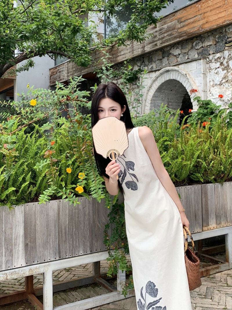 【dress】ノースリーブワンピース　M24528