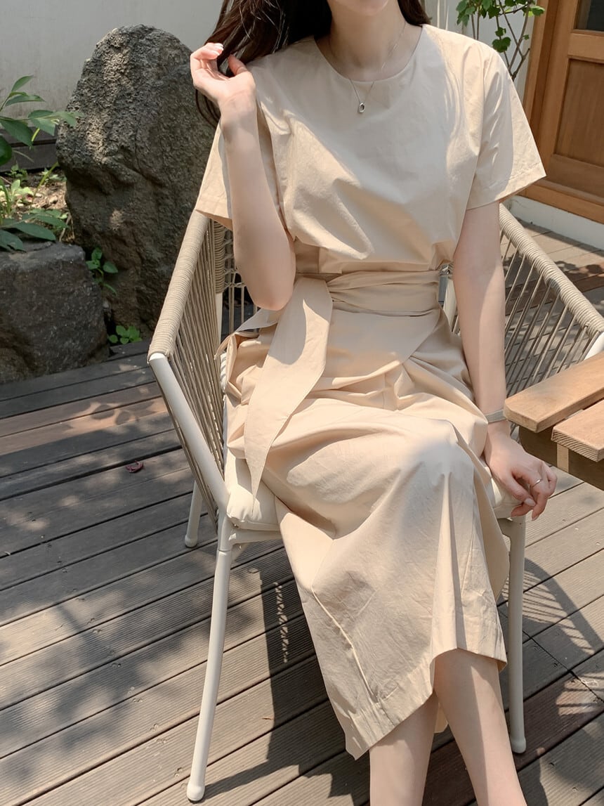 【dress】無地ワンピース　M24810