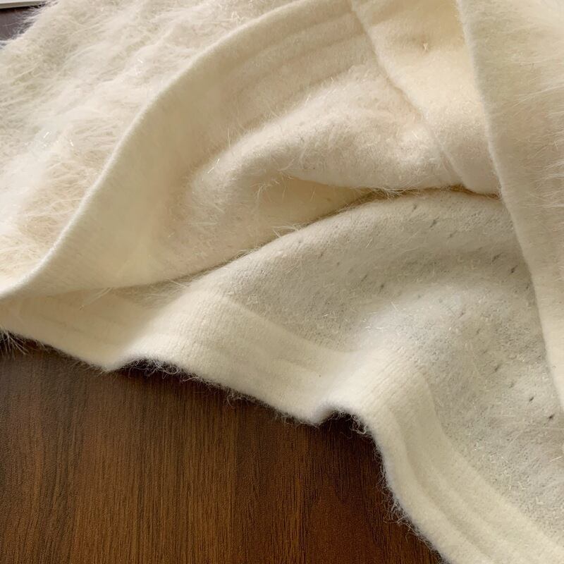 【outer】クルーネックニットカーデ　M27211