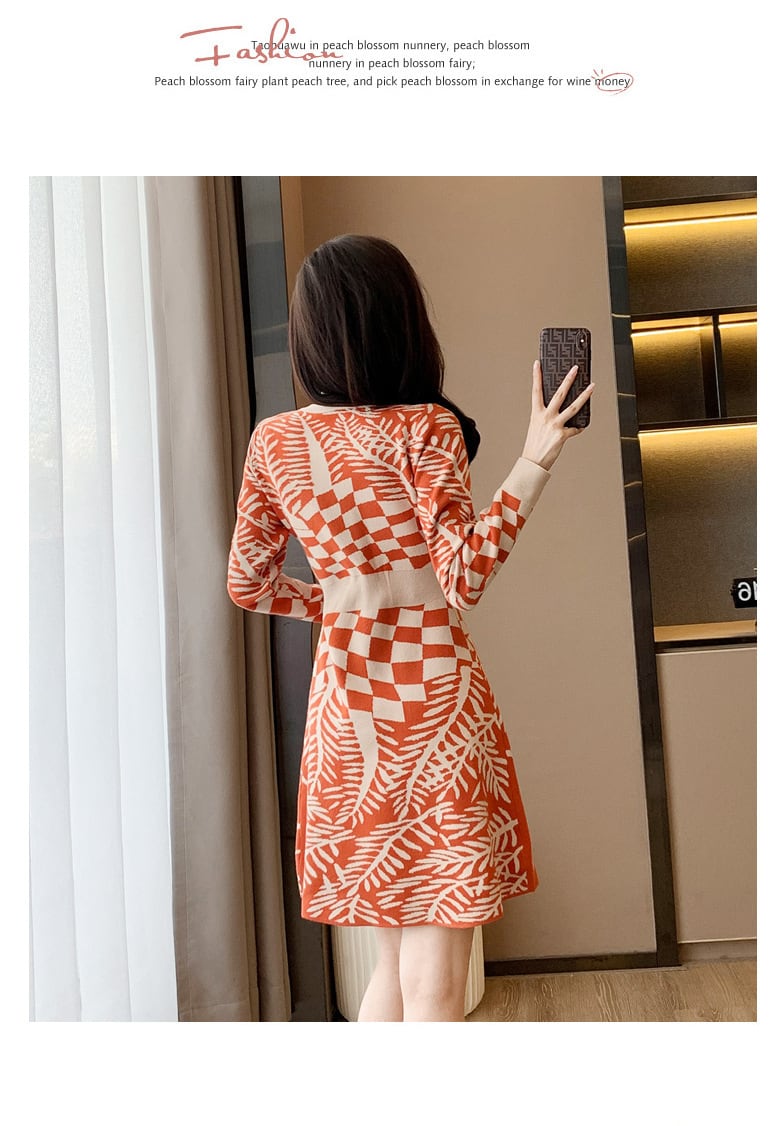 【dress】ニットワンピース　M25520